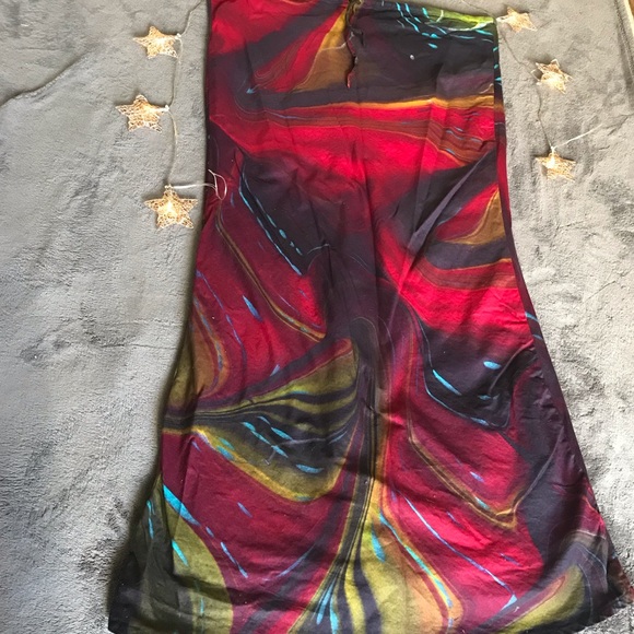 NEW African Ankara Long Mermaid Skirt Waist Tie - Picture 2 of 8